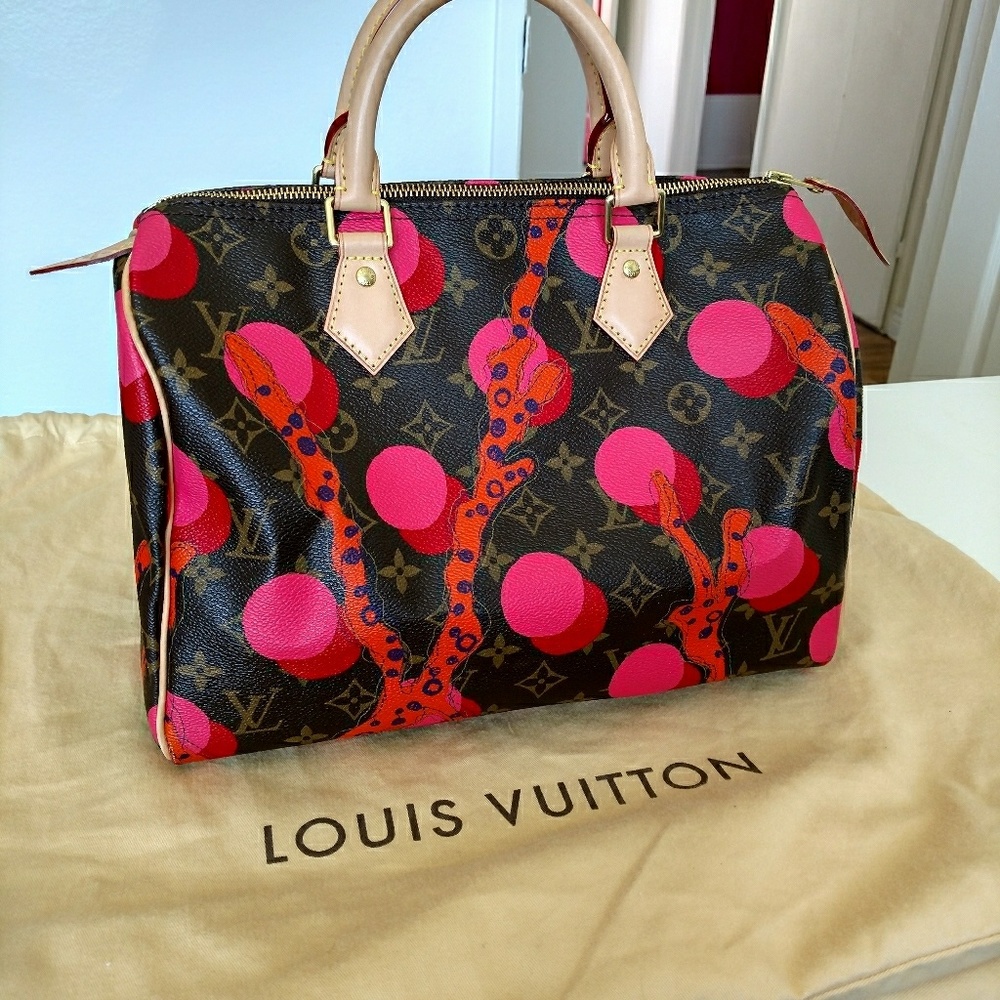 Louis Vuitton Speedy 30 Ramages Coral Monogram